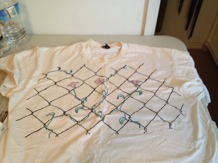 TShirts, T shirts, Design, Fabric, Silk Screen, Potato Prints