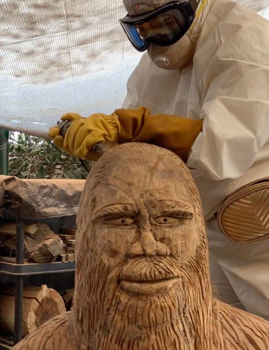 Chainsaw Woodcarving, Woodcarving, Wood carving, Wood Art, Woodworking