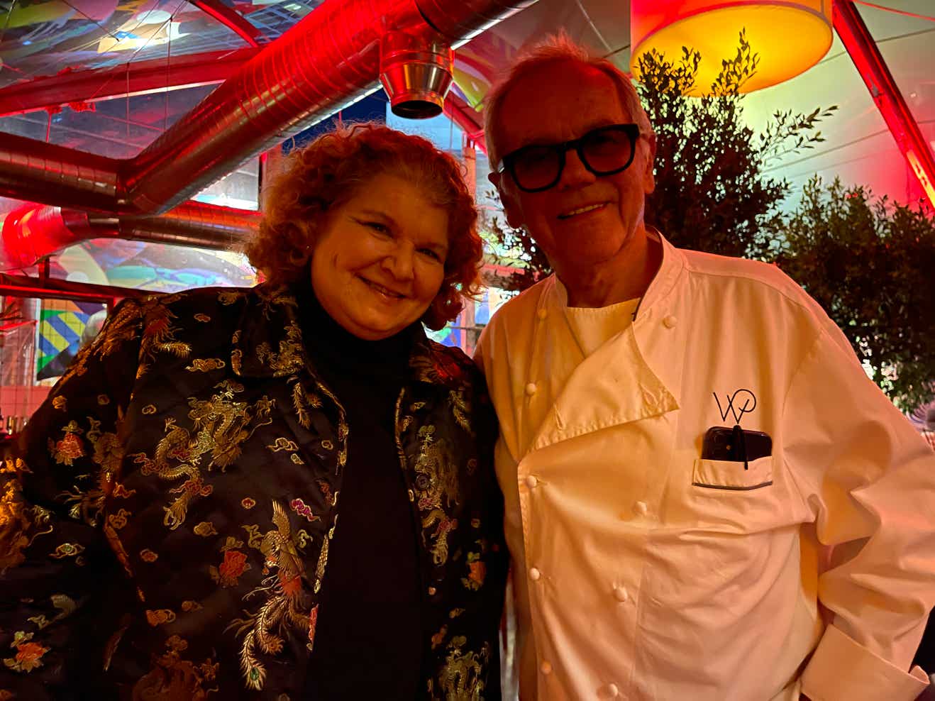 Casey McCaughn and Wolfgang Puck