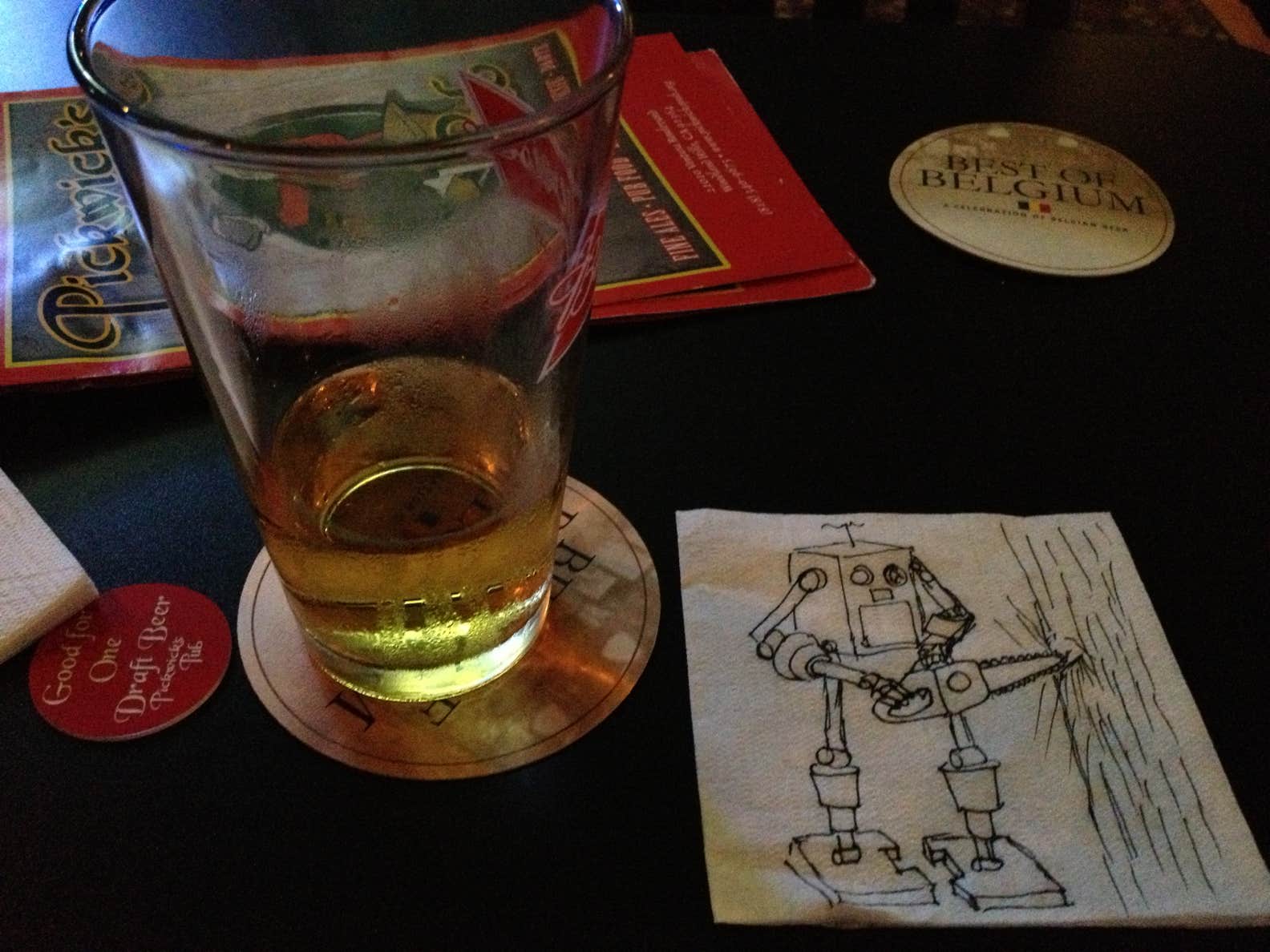 Pan and Ink, Pen & Ink, Drawing, Art, Casey, Mr. Bones, Stiple, Robot