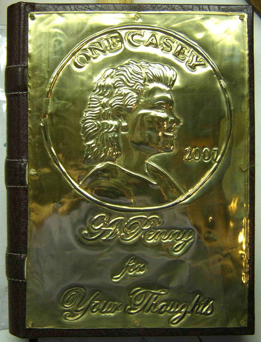 Beautiful Books, Tooled Brass, Journals, Journaling, Book Binding