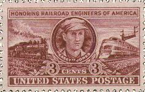 Stamp of Casey Jones