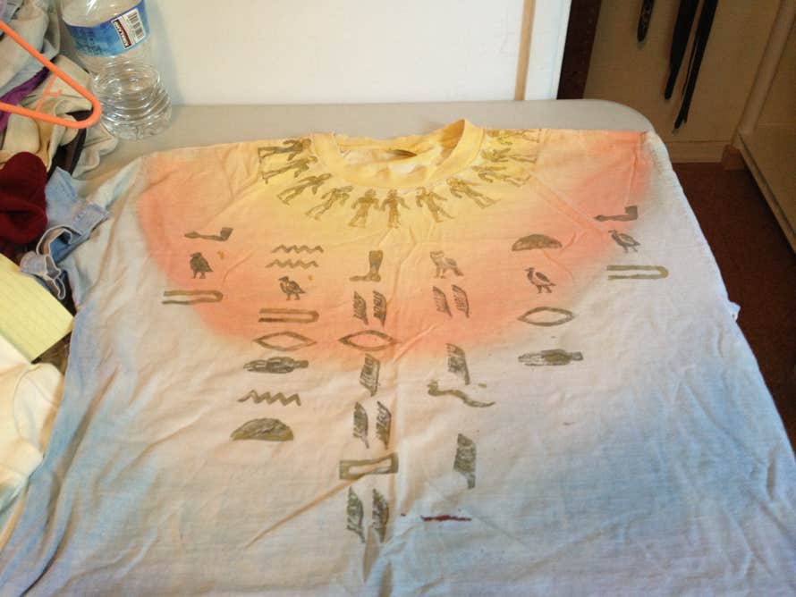 TShirts, T shirts, Design, Fabric, Silk Screen, Potato Prints