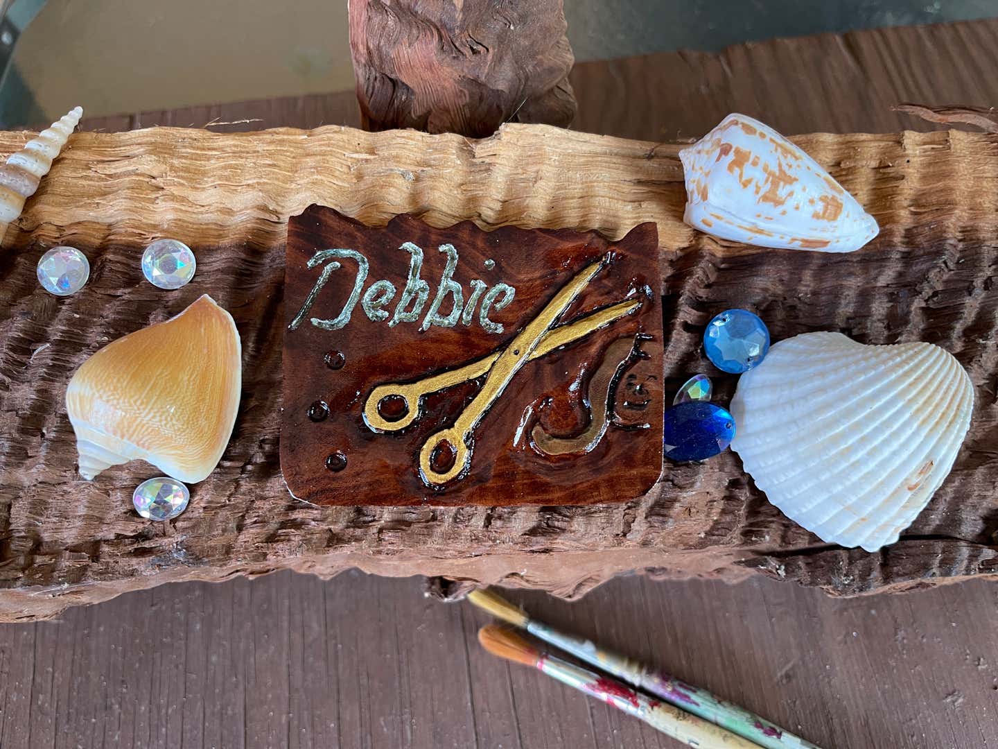 Woodcarving, Pocket Masterpiece, Wooden Gift Card, Handmade, Custom Woodcarving