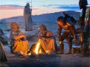 Casey made chairs for Star Wars Mandalorian