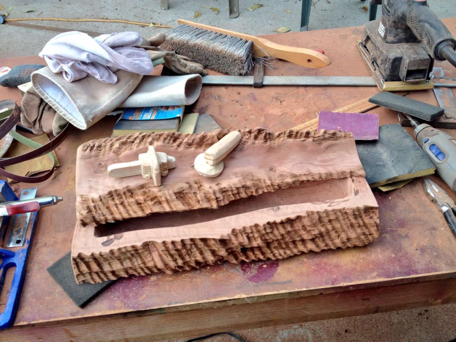 Curly Redwood Box, Wood Carving, Woodcarving, Wood Art, Woodworking 